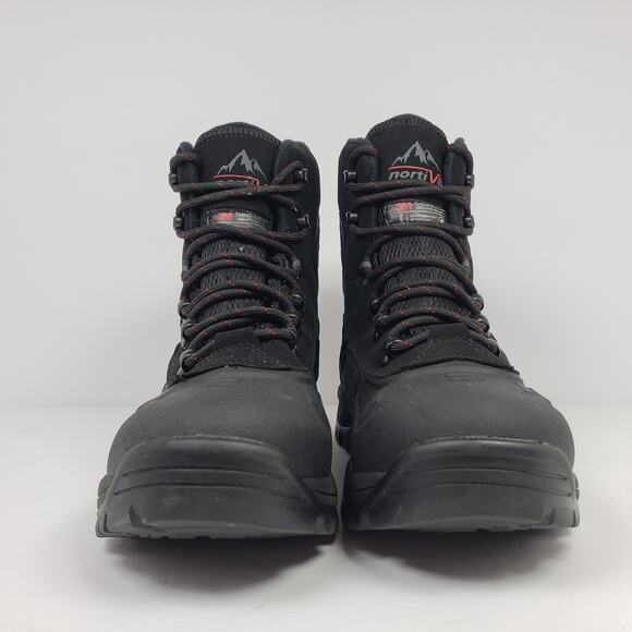 Nortiv 8 Mens Sz 7 Black 3M Thinsulate Waterproof Tactical Outdoors Snow Boots main image 4